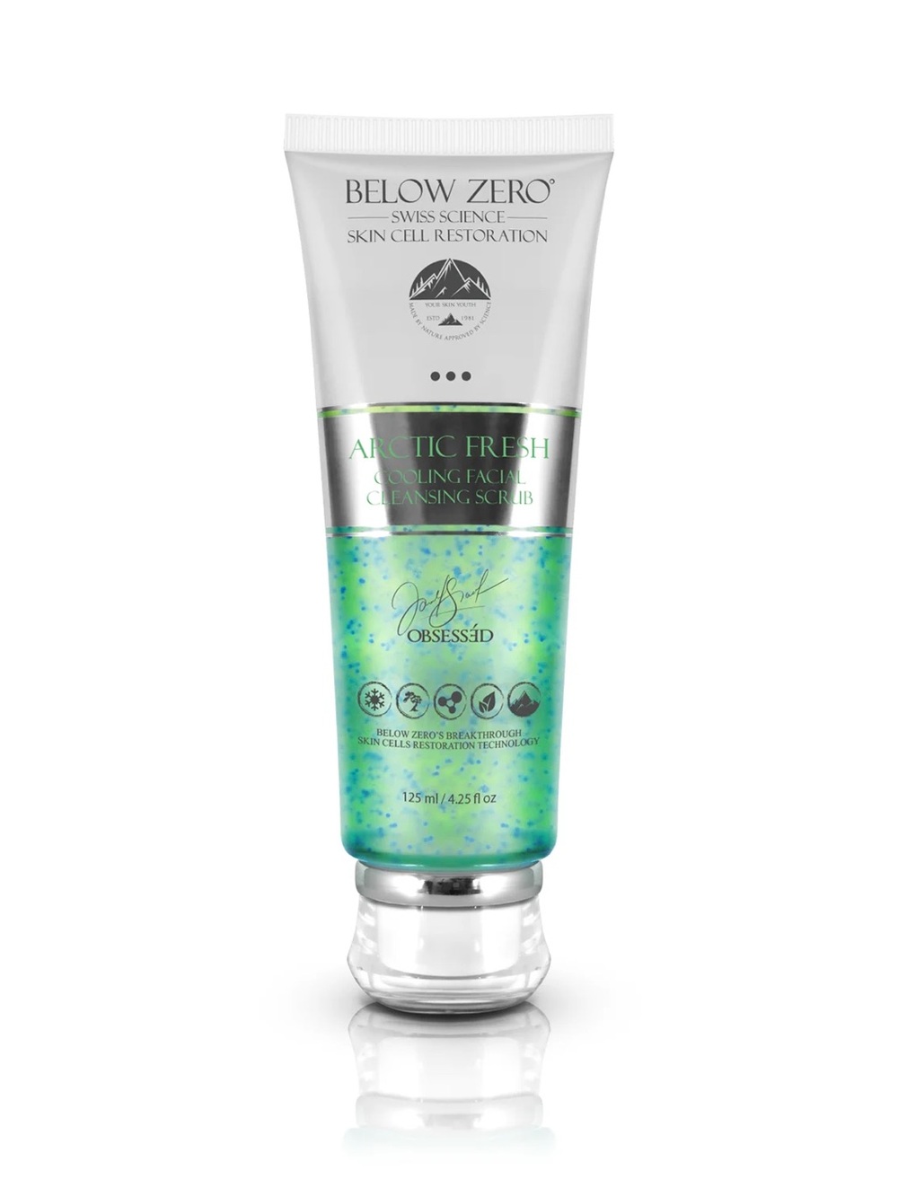 Below Zero NWOB Arctic Fresh Cooling Facial Cleansing Scrub - 125ml
